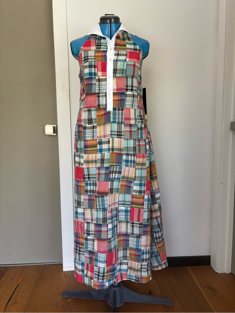 Tuckernuck Heritage Madras Jagger Maxi Dress XS